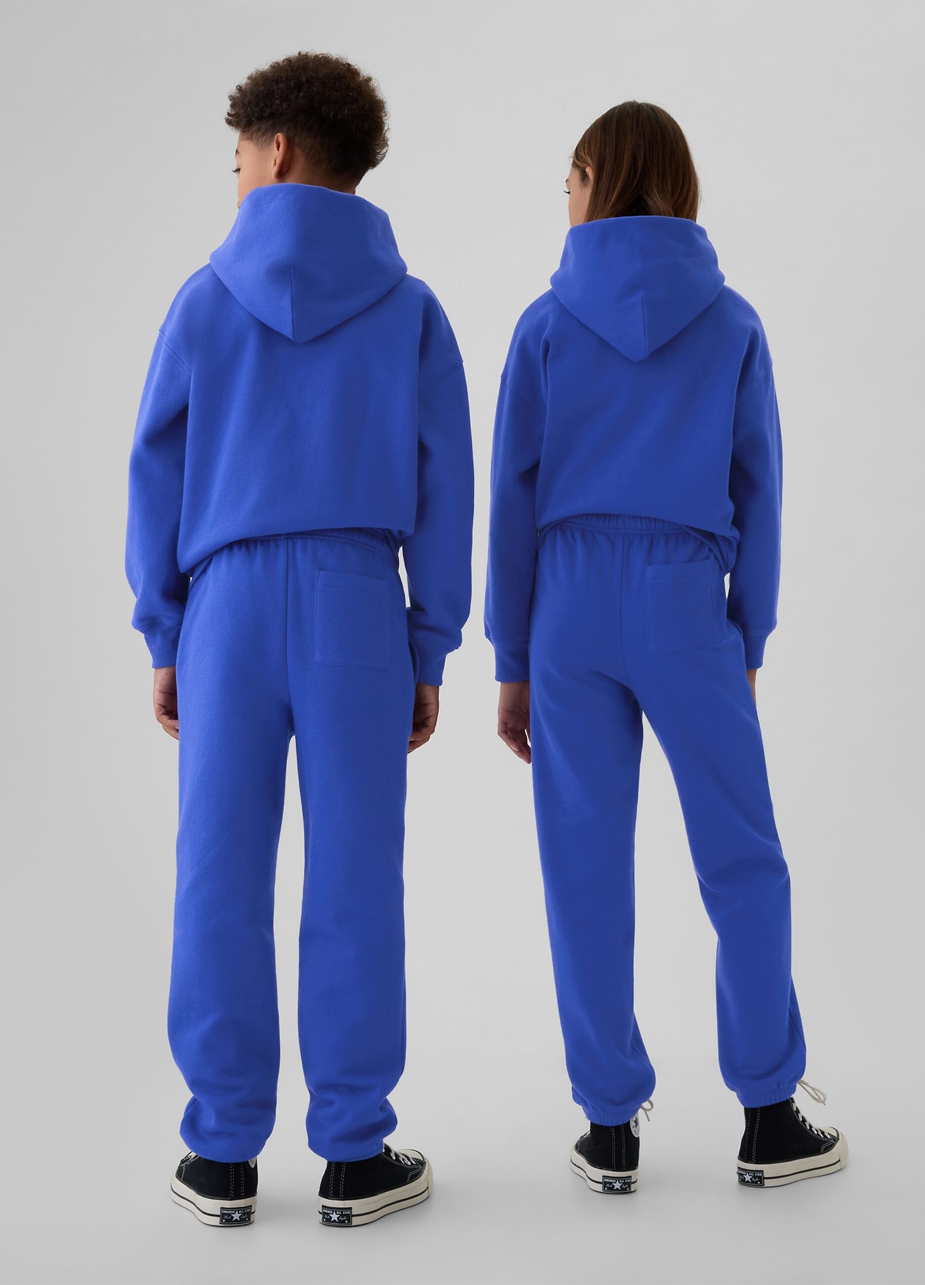 Joggers in felpa tinta unita_2