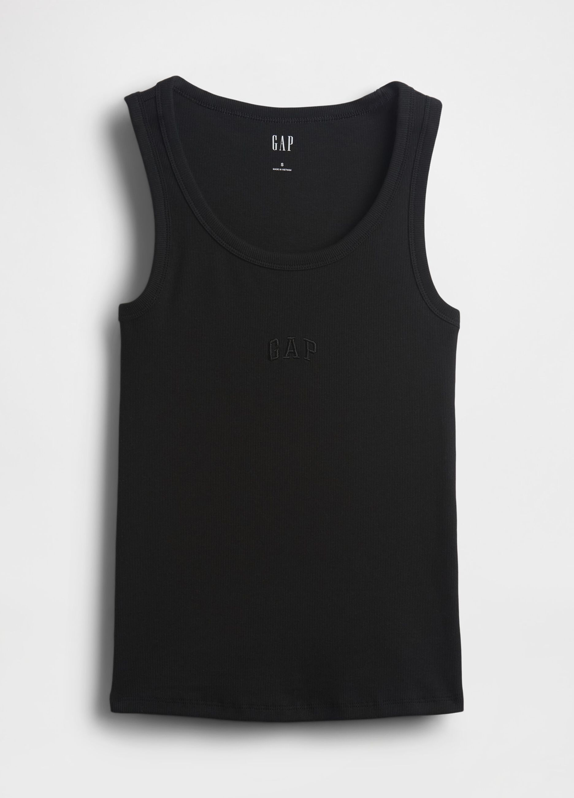 Tank top in cotone elasticizzato con logo GAP