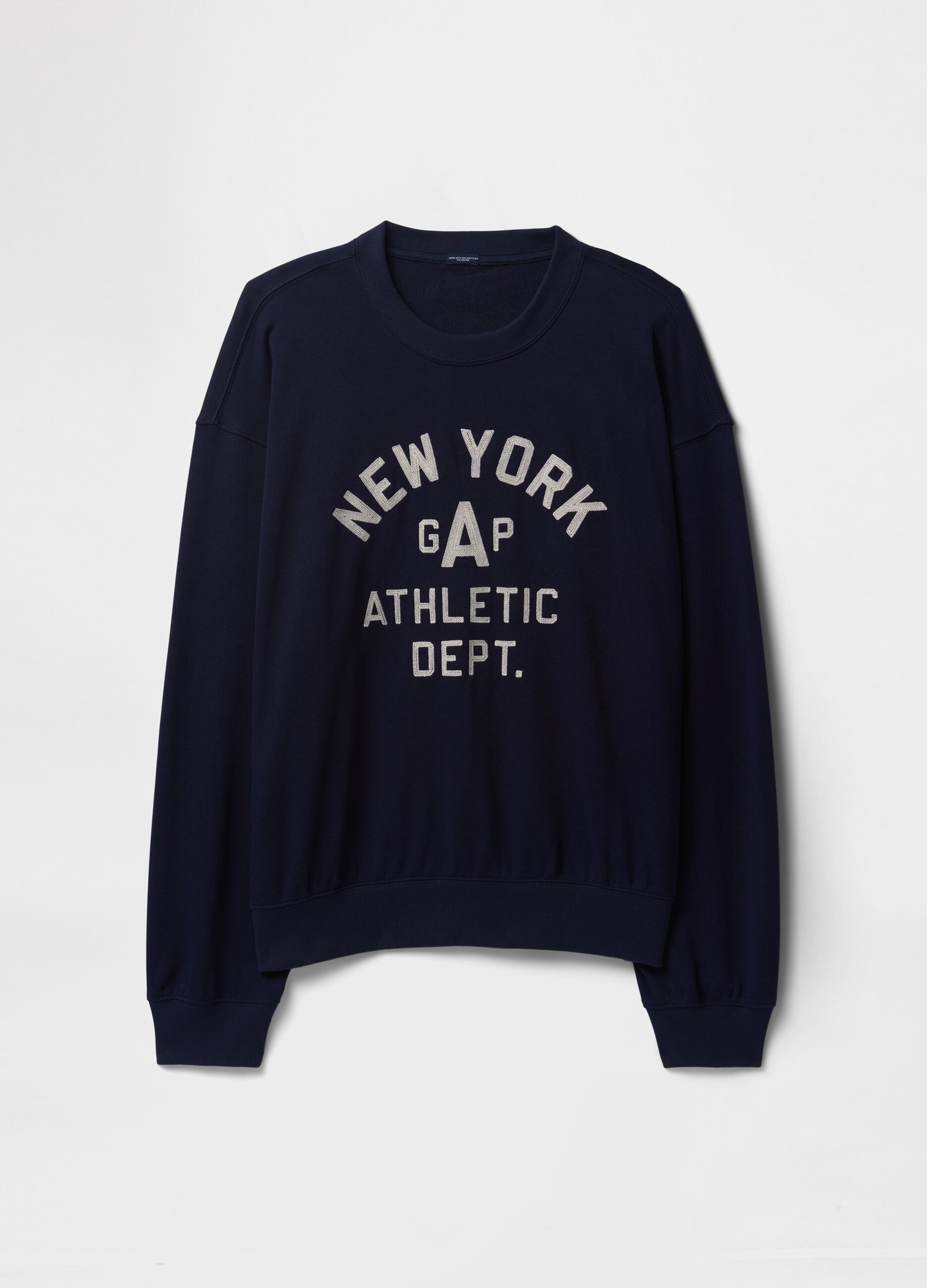 Felpa blu con scritta Gap Athletic_3