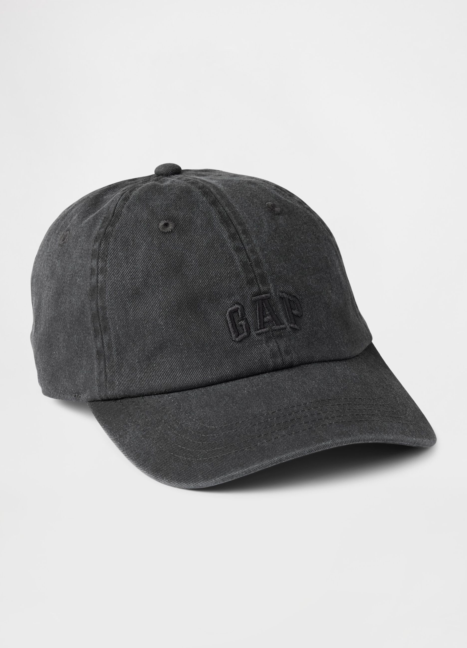 Cappello da baseball nero in cotone