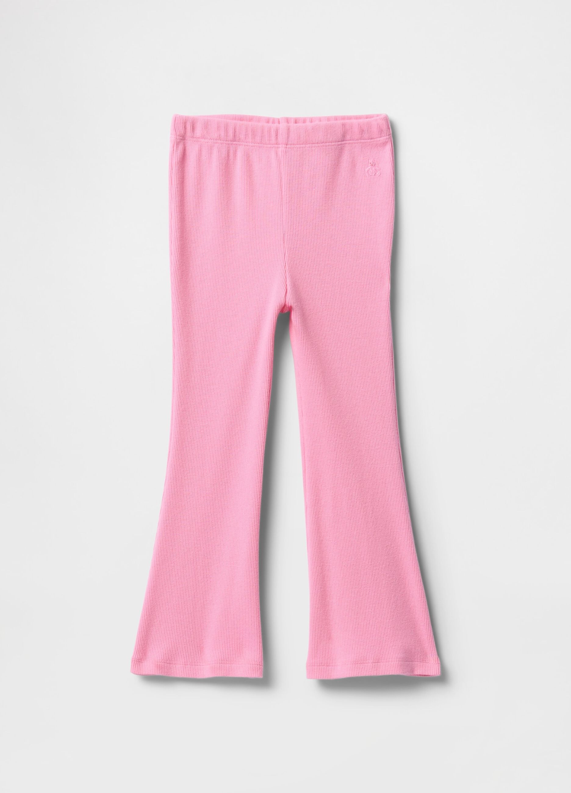 Pantaloni flare rosa per bambina