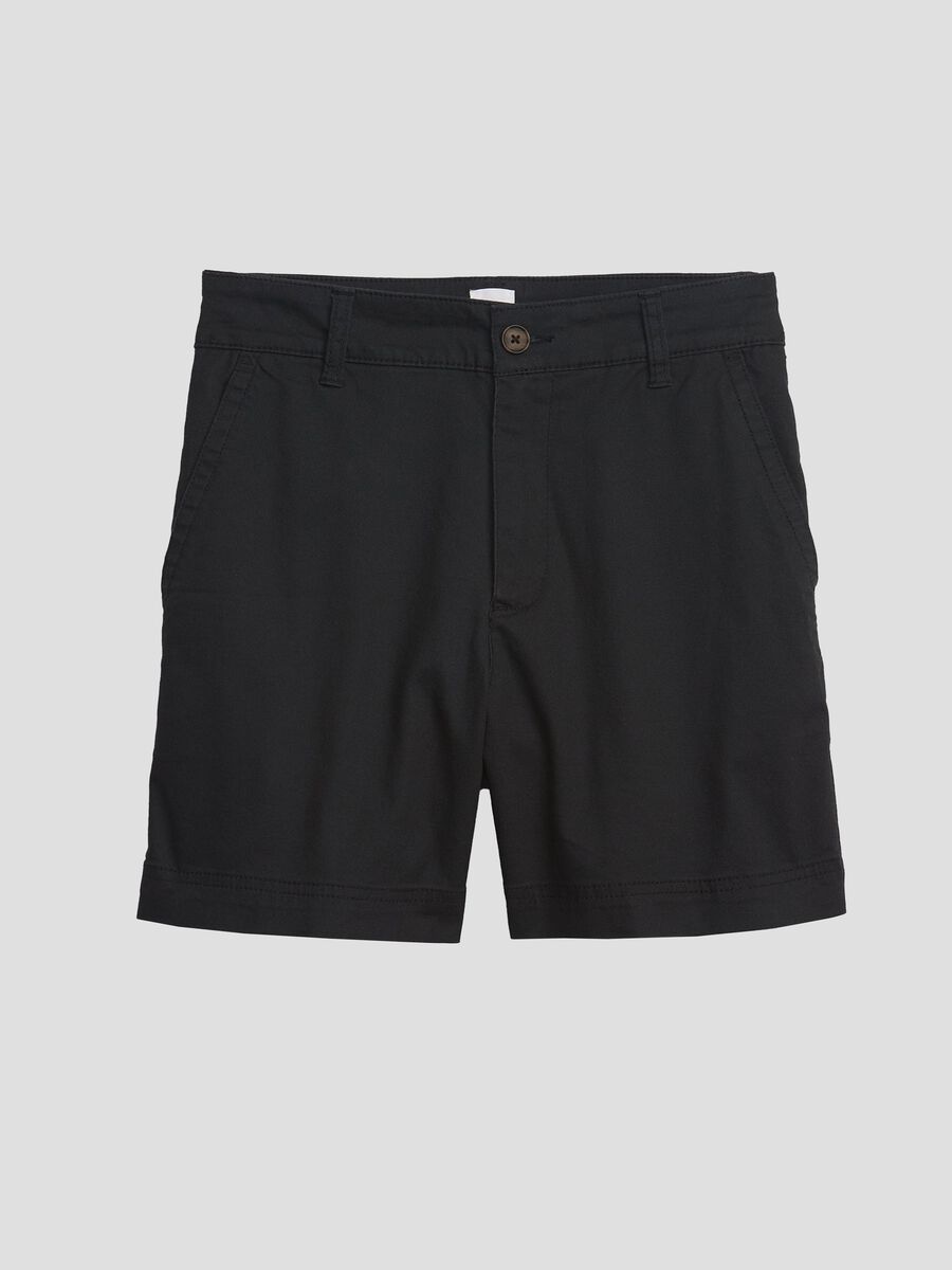 Shorts chino in cotone stretch Donna_4