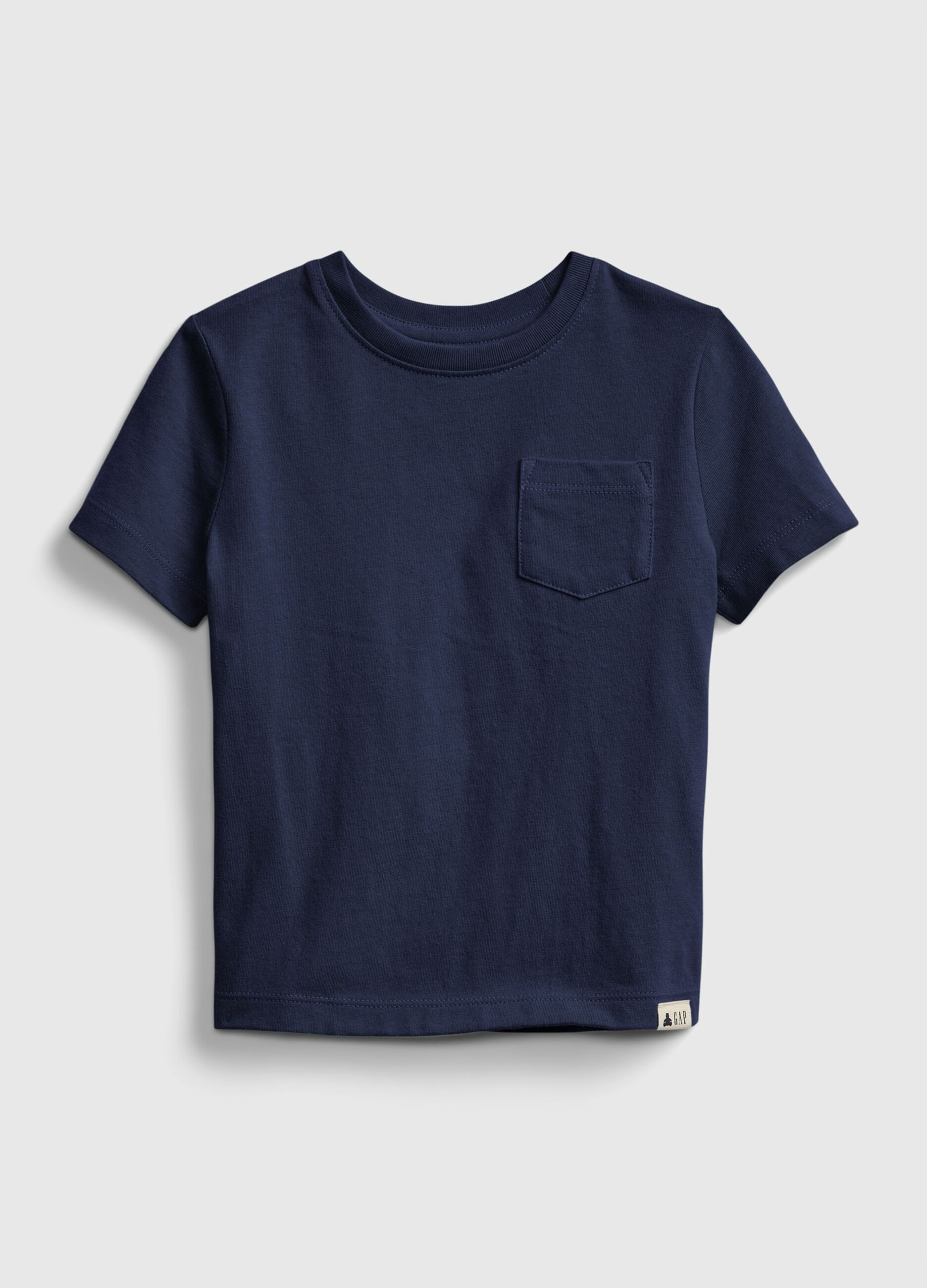 T-shirt in cotone con tasca