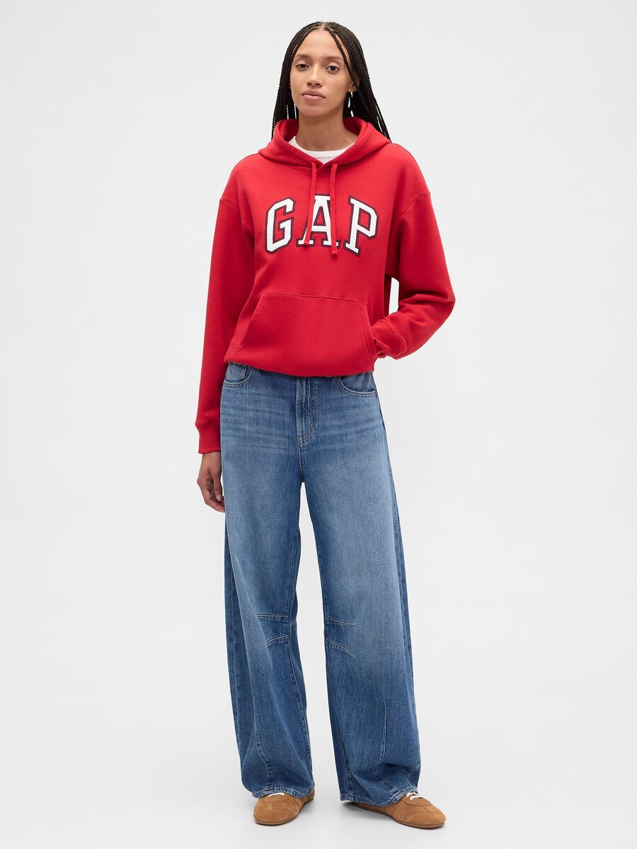 Felpa con cappuccio Donna_2