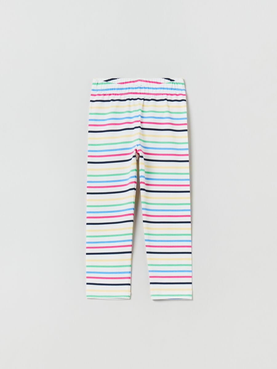Leggings with striped pattern Toddler Girl_0