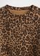 Brown Leopard Print Crew Neck Sweatshirt_4