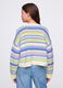 Green and light blue pullover in striped cotton_2
