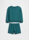 Set felpa e shorts in misto cotone con logo GAP_2
