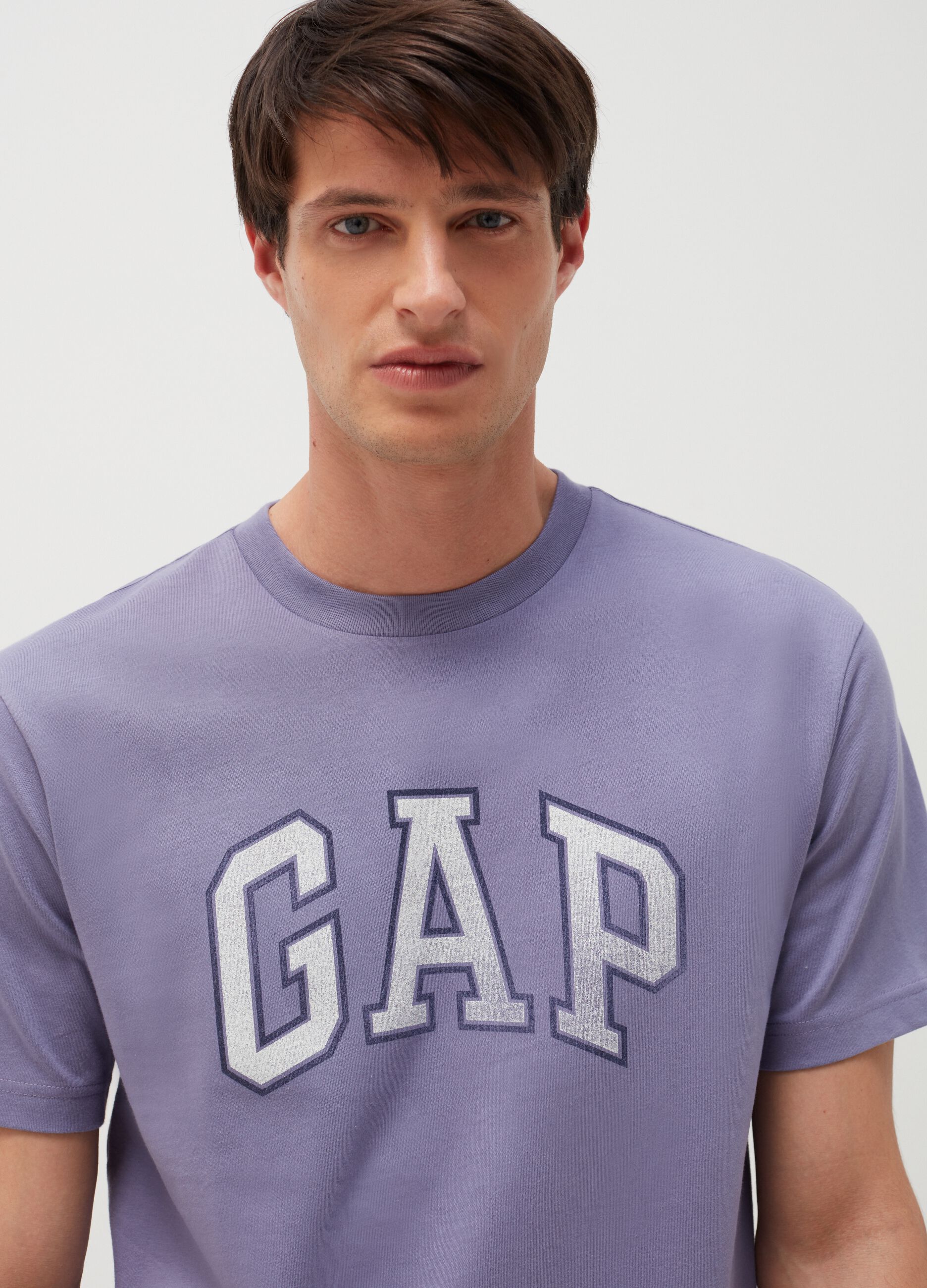 Cotton T-shirt with logo print_1