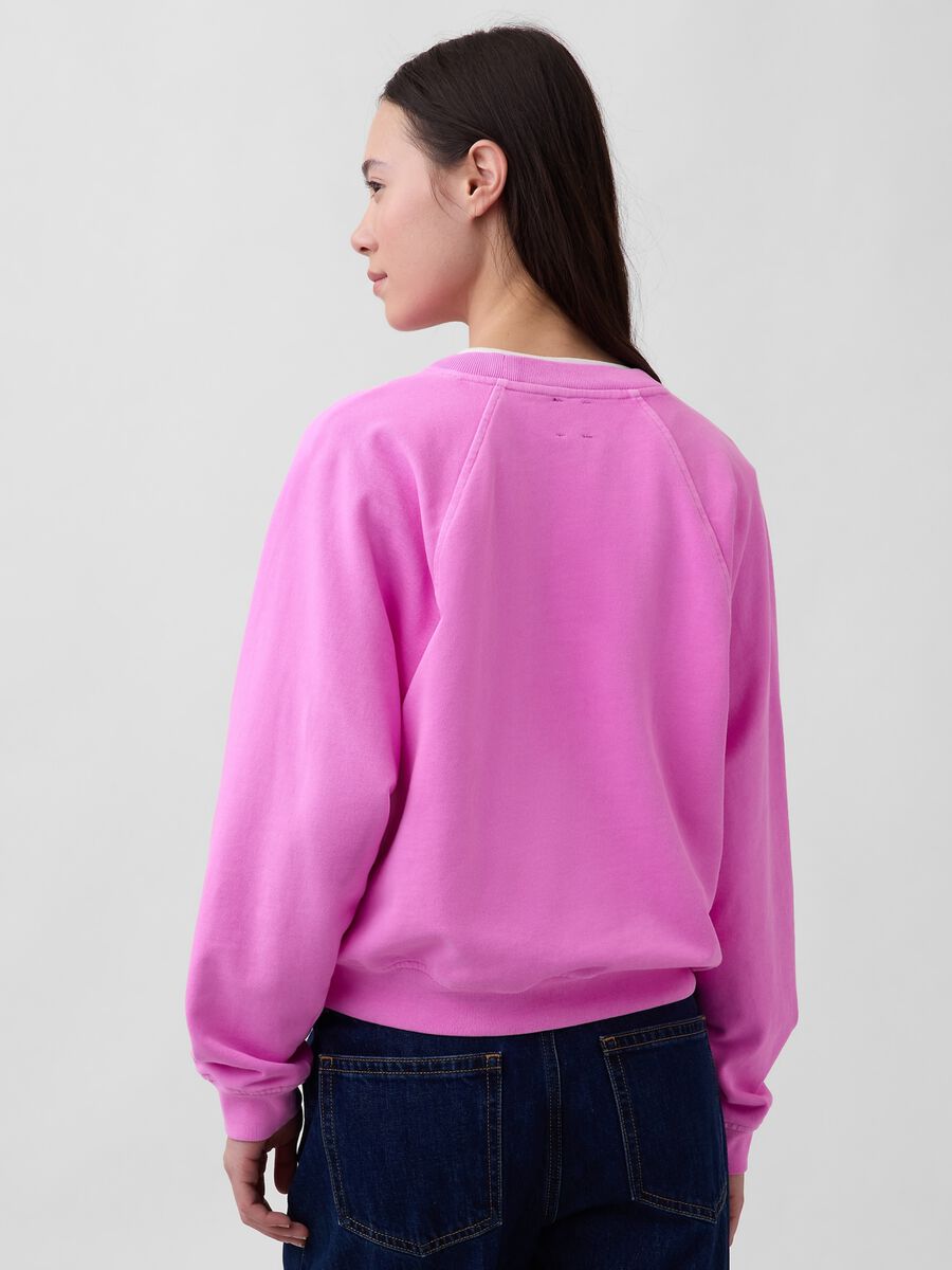 Felpa in misto cotone con logo GAP Donna_1