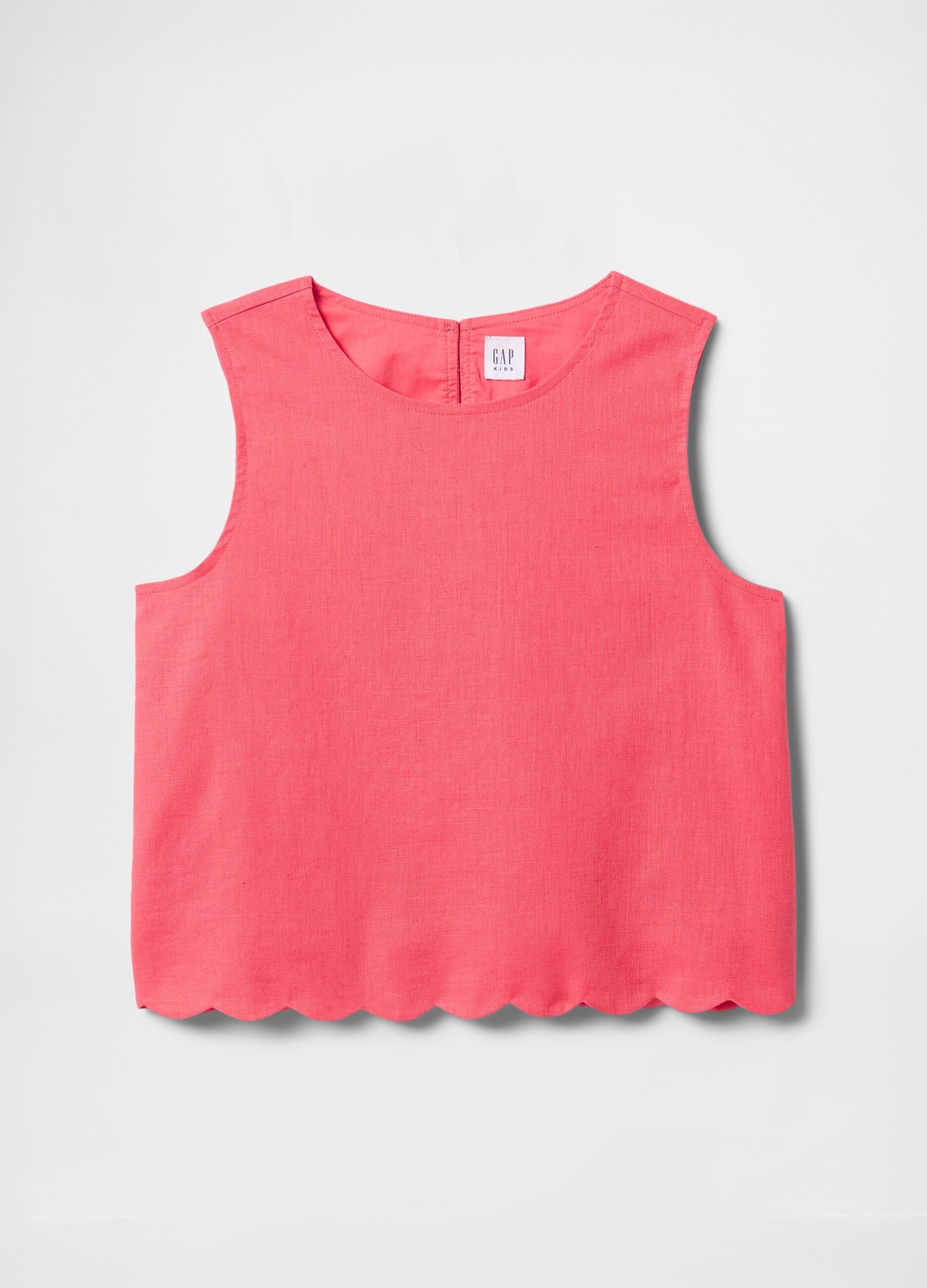 Top senza maniche rosa con bordo smerlato_3