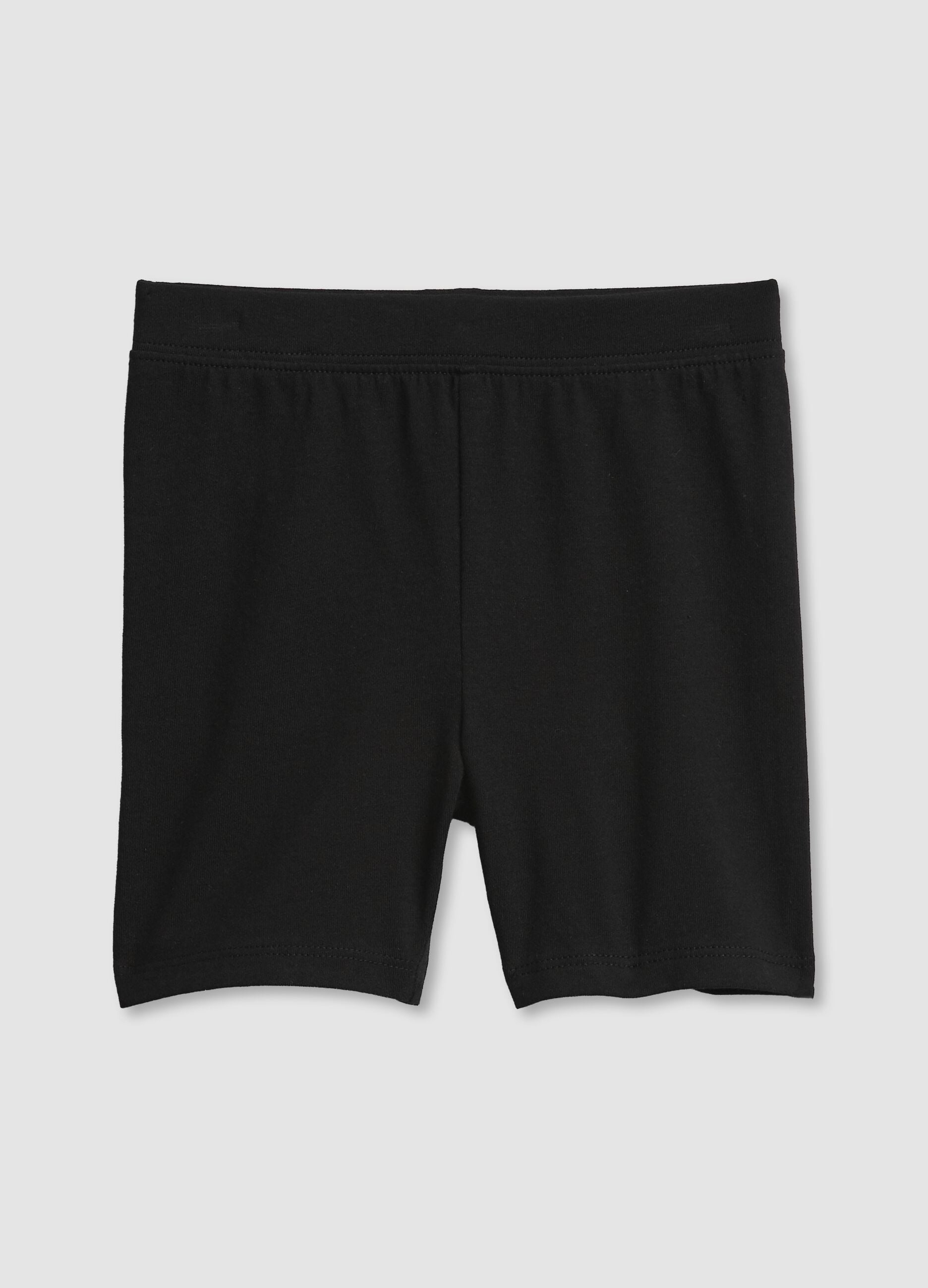 Shorts in cotone elasticizzato