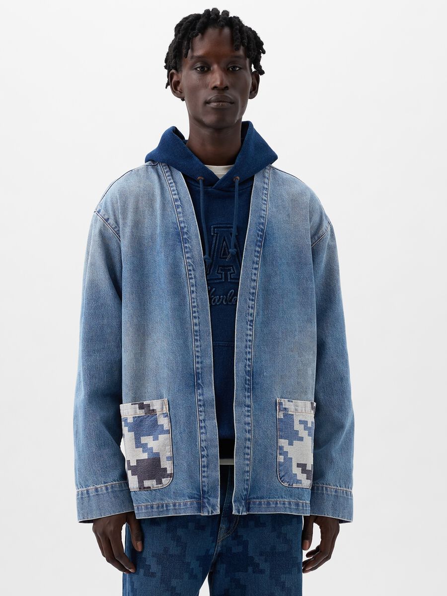 DAP x GAP kimono in organic cotton denim Unisex_2
