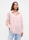 Camicia rosa in cotone a maniche lunghe_0