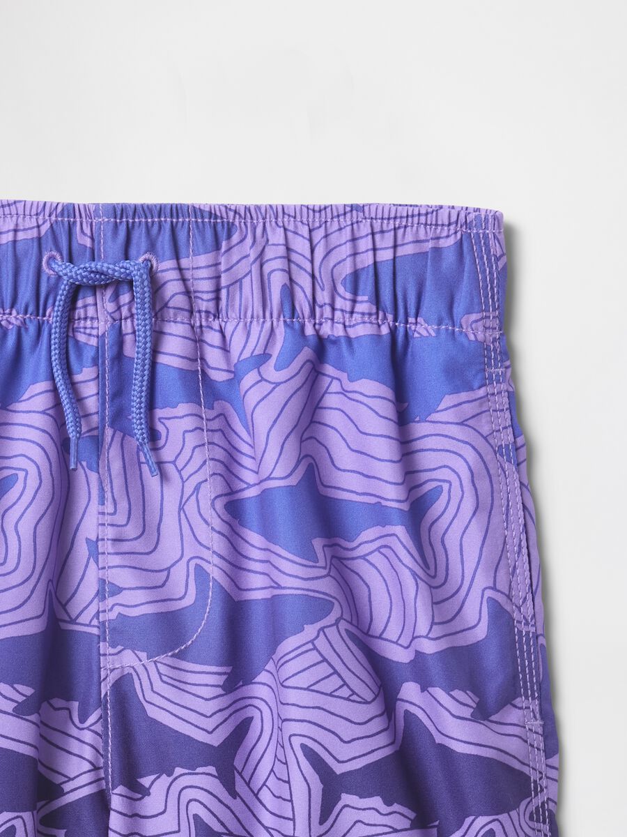 Costume boxer con stampa squali Bambino_2