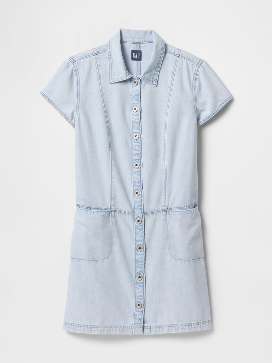 Abito in denim azzurro Gap Donna_6