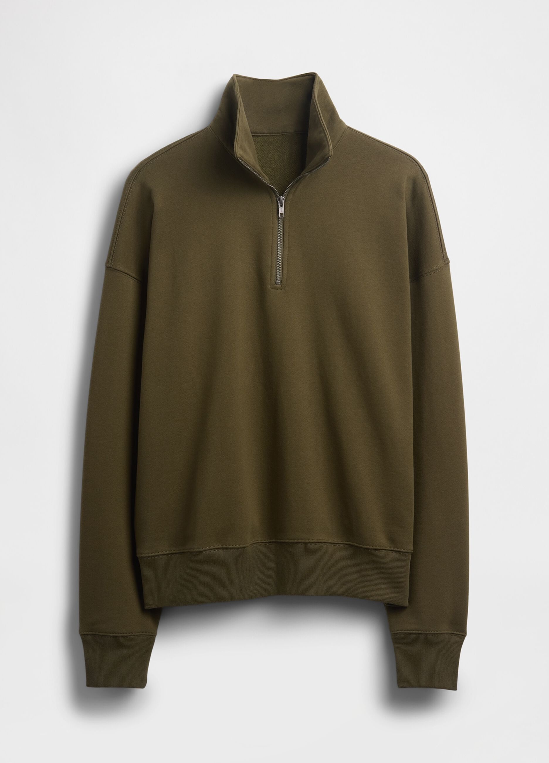 Green Half-Zip Sweatshirt