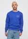 Gap blue sweatshirt in cotton and polyester blend_0