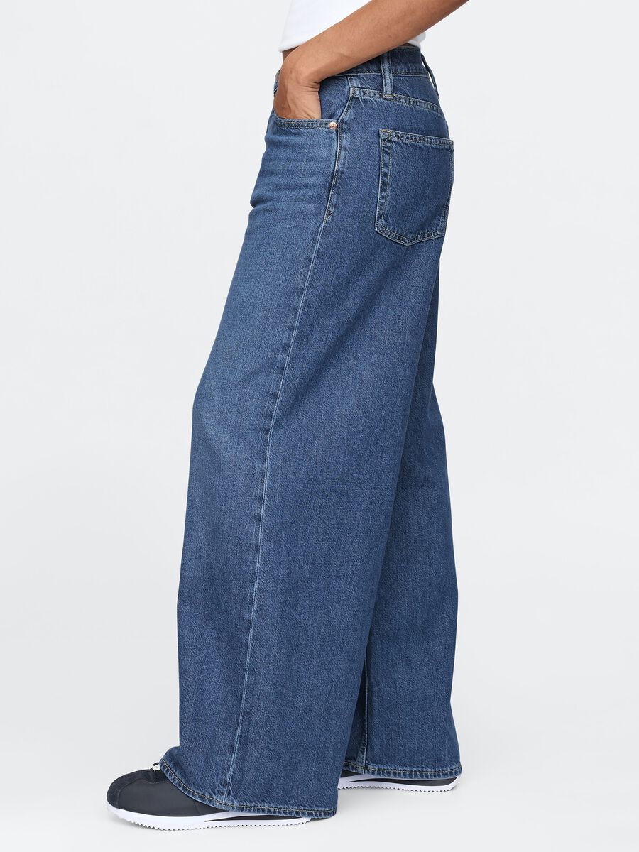 Jeans a gamba larga denim Gap Donna_2