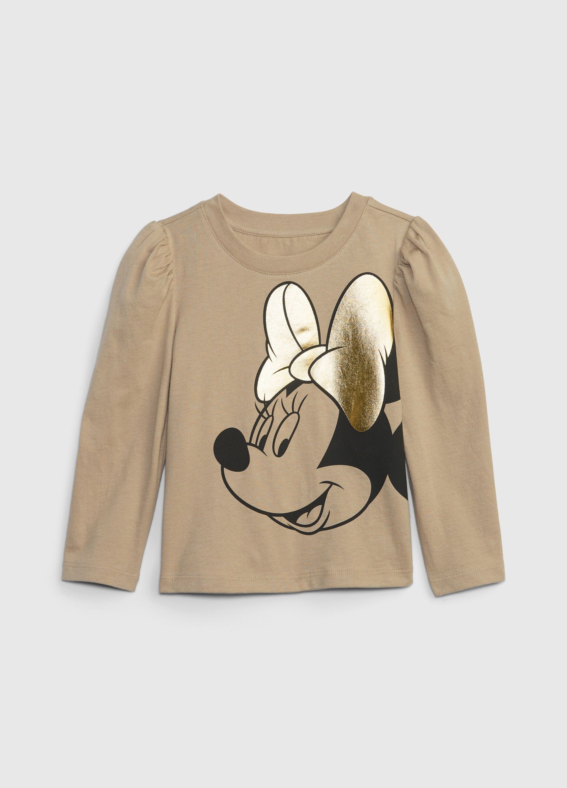 T-shirt in cotone bio stampa Disney Minnie