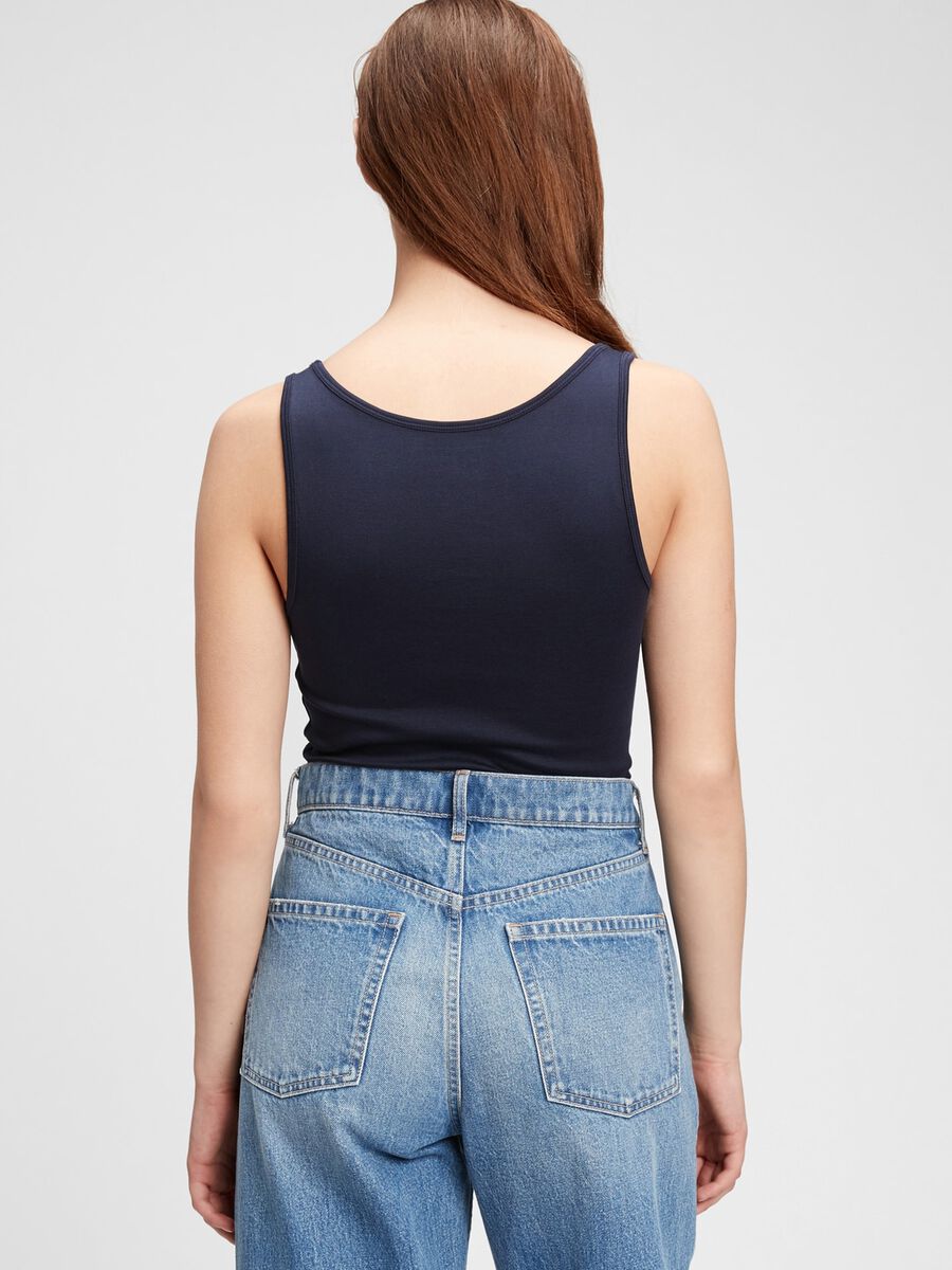 Tank top in cotone e modal Donna_2
