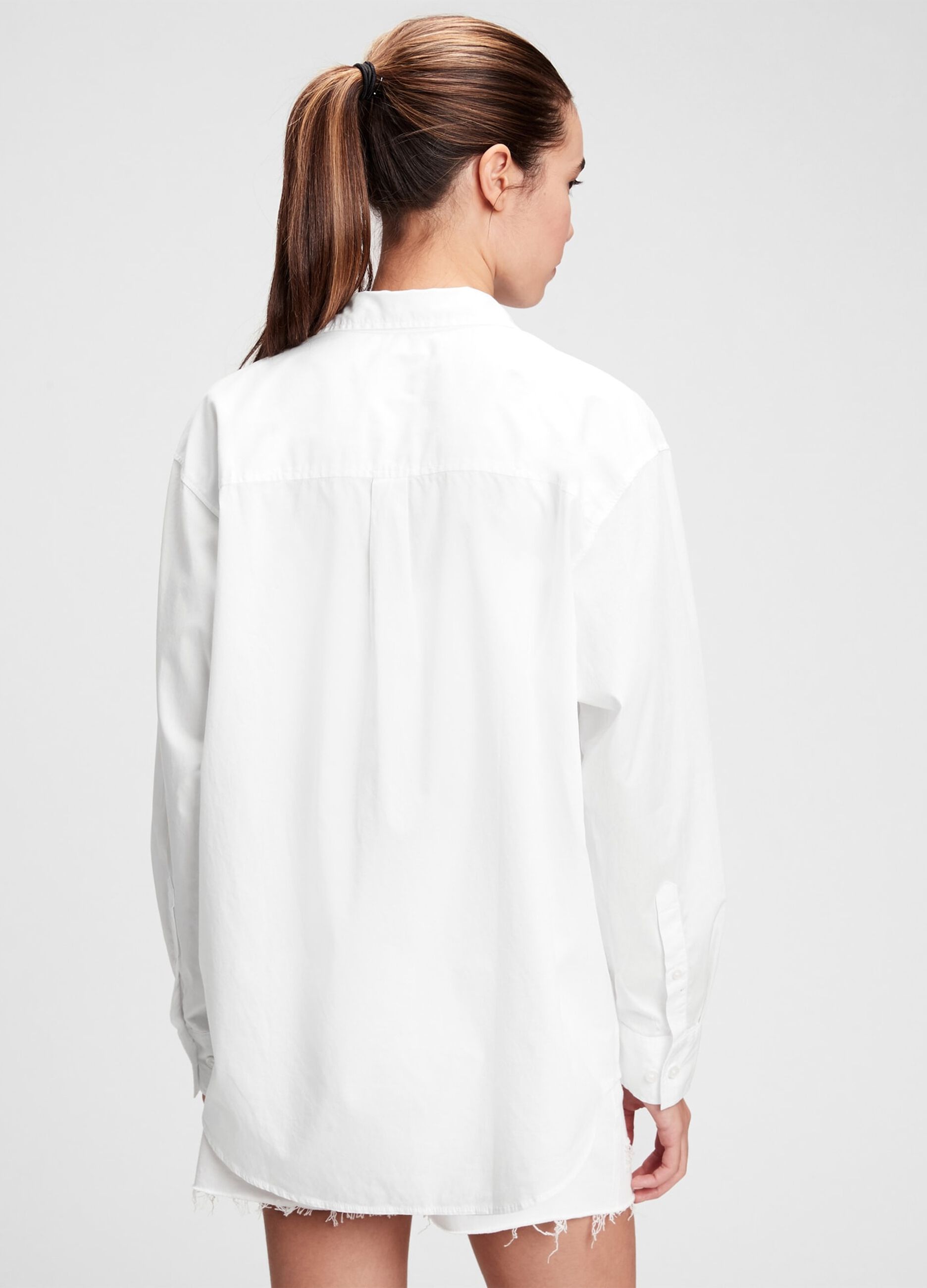 Camicia oversize in cotone_1