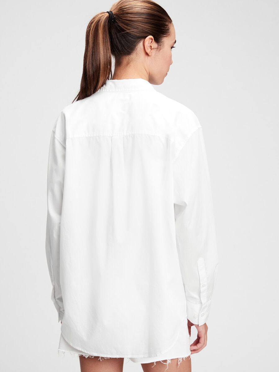 Camicia oversize in cotone Donna_1
