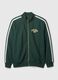 Full-zip con bande rigate e ricamo Athletic_4