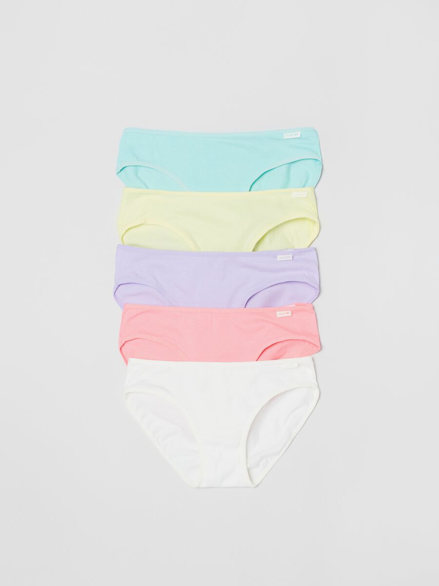 Five-pack briefs in cotton Girl_0
