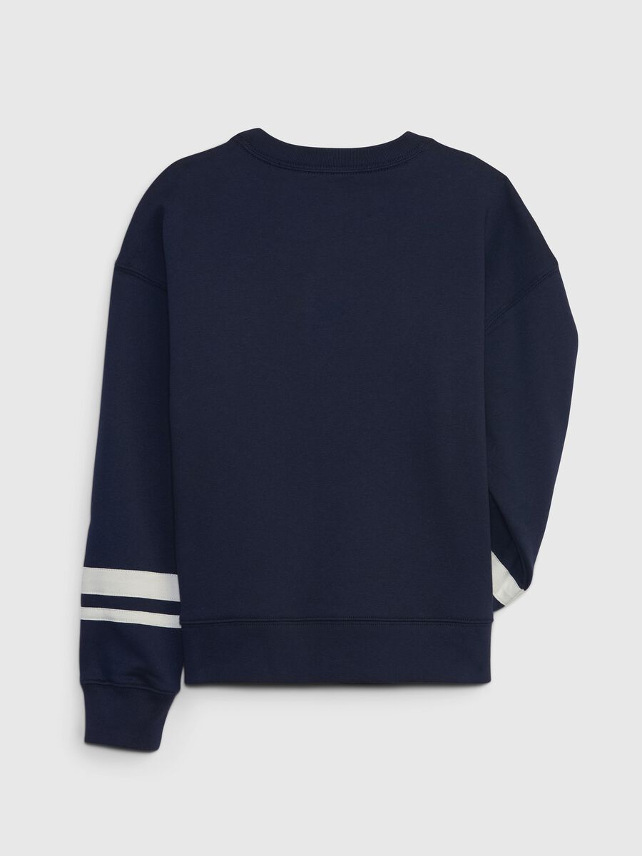 French terry sweatshirt with logo patch Boy_1