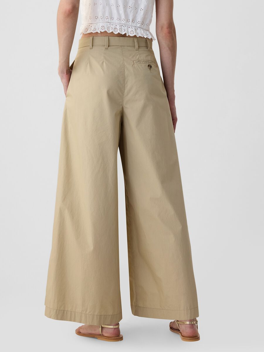 GAP x DÔEN Pantalone a vita alta con pinces Donna_3