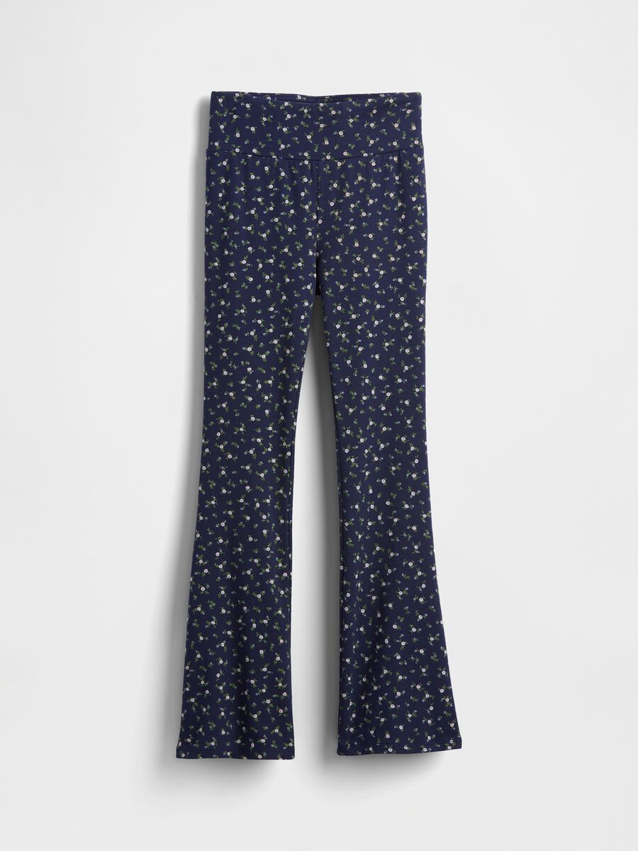 Leggings blu elasticizzati Bambina_3