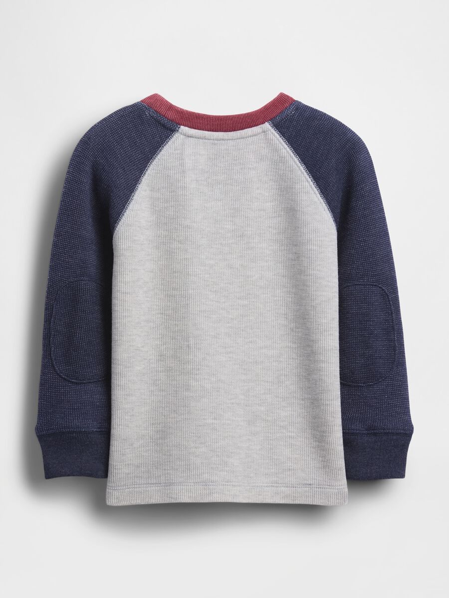 Grey Cotton Blend T-Shirt Boy_1