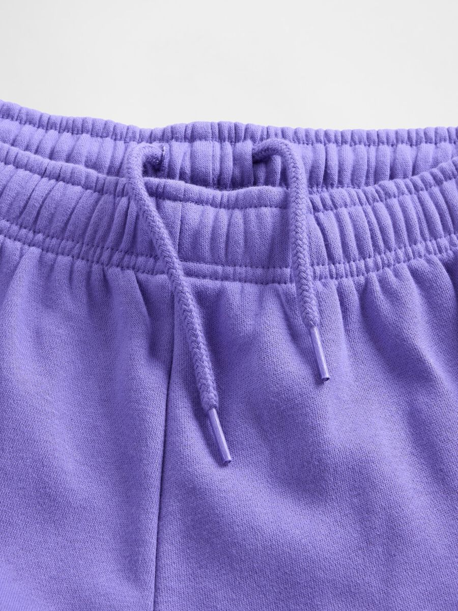 Purple knit trousers for girls Girl_4