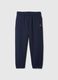 Children's Blue Trousers in Cotton and Polyester_0