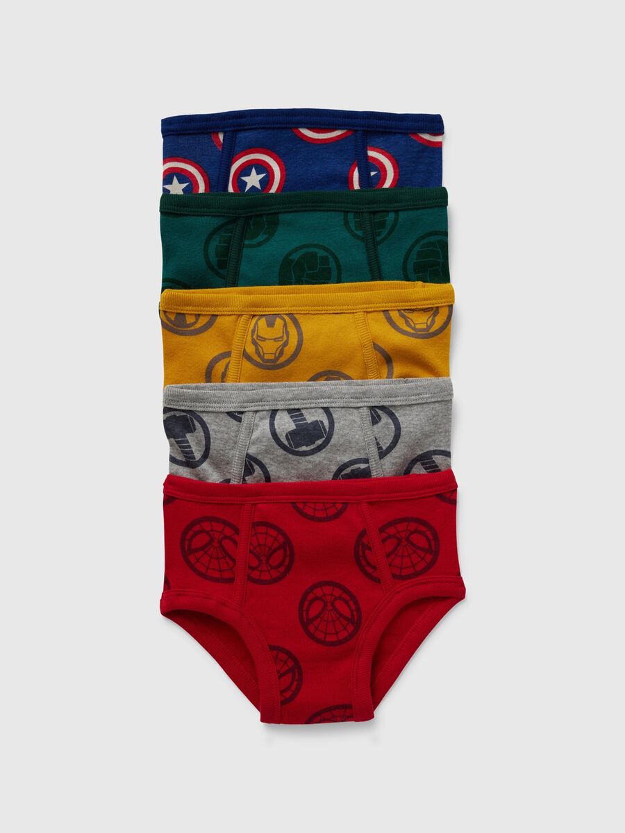 Five-pack cotton briefs with Avengers print Baby Boy_0