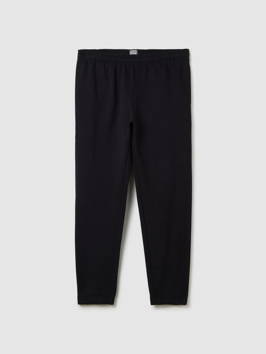 Joggers in felpa tinta unita Uomo_1