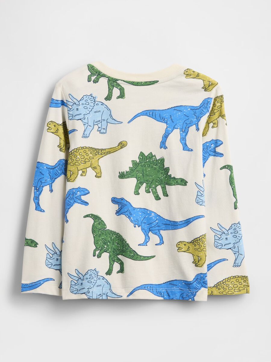 Multicolour dinosaur T-shirt Boy_1