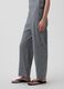 Pantaloni in misto lino a quadretti_3