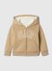 Full-zip con cappuccio interno in sherpa_0