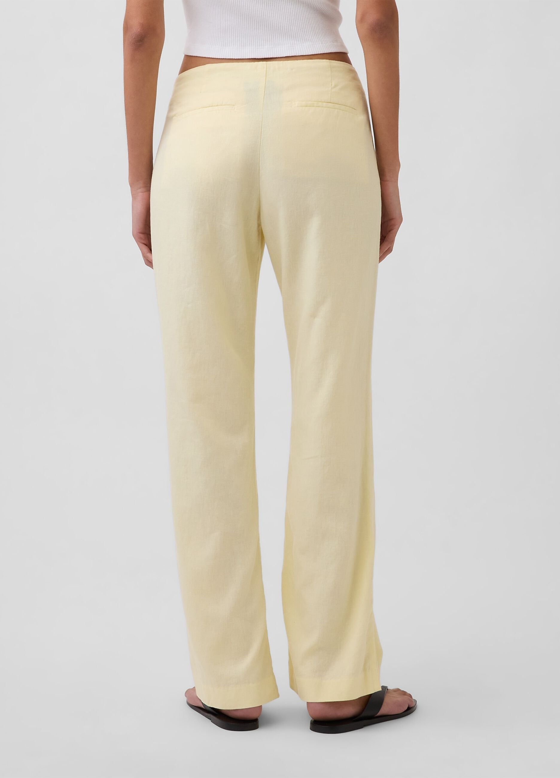 Pantaloni in misto lino