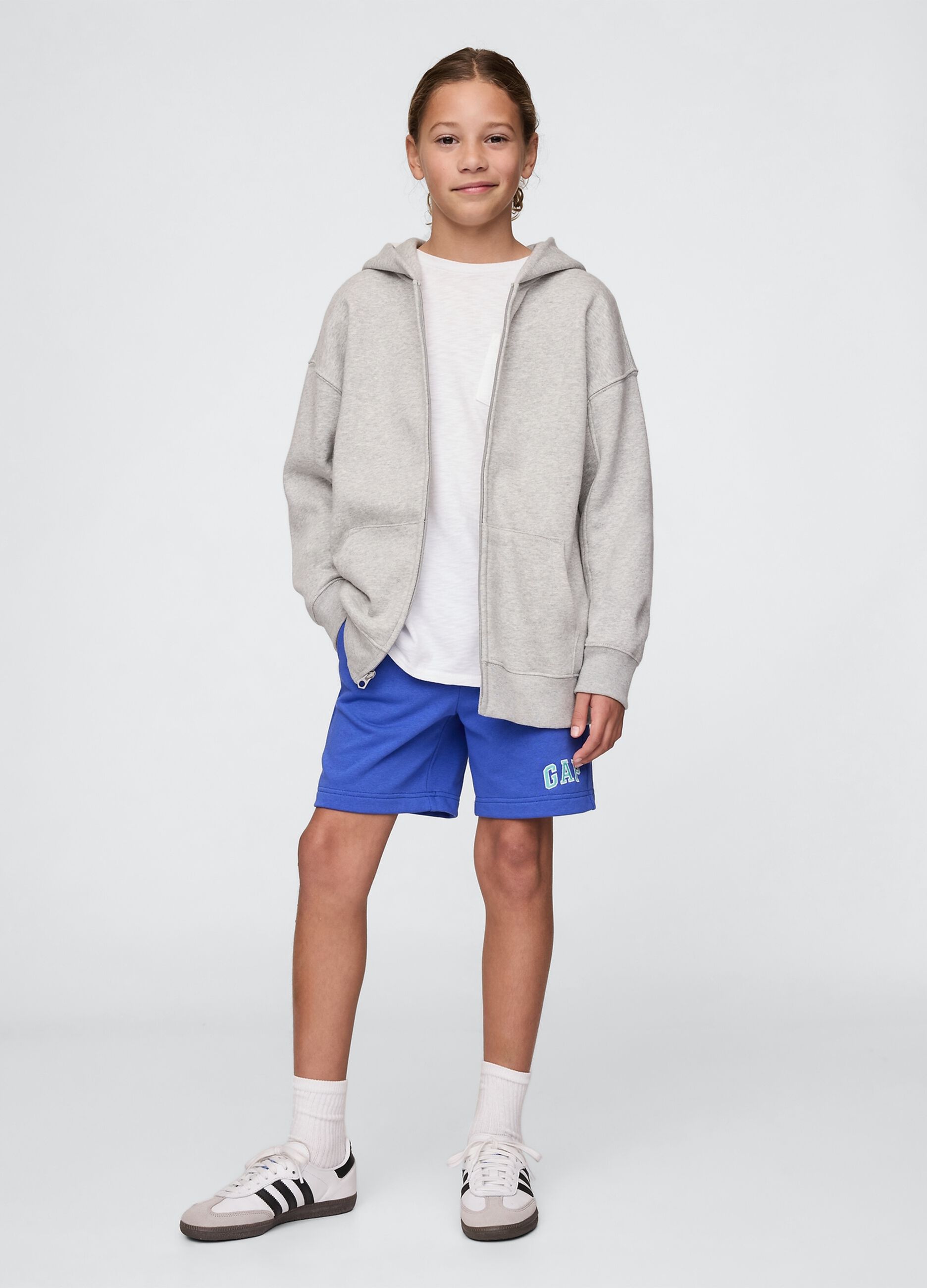 Shorts blu in misto cotone GAP Kids