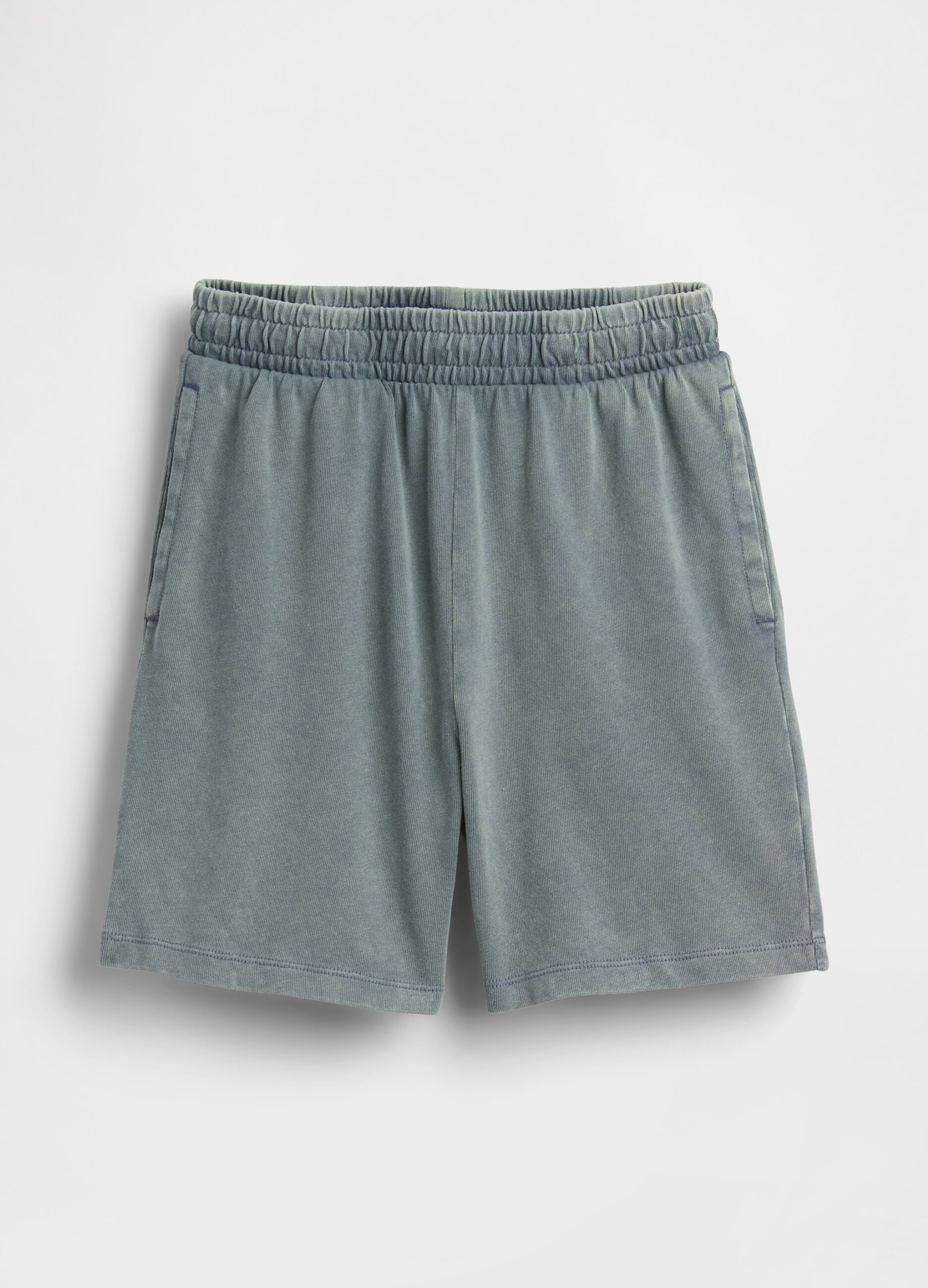 Shorts in puro cotone con vita elasticizzata