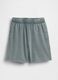 Shorts in puro cotone con vita elasticizzata_3