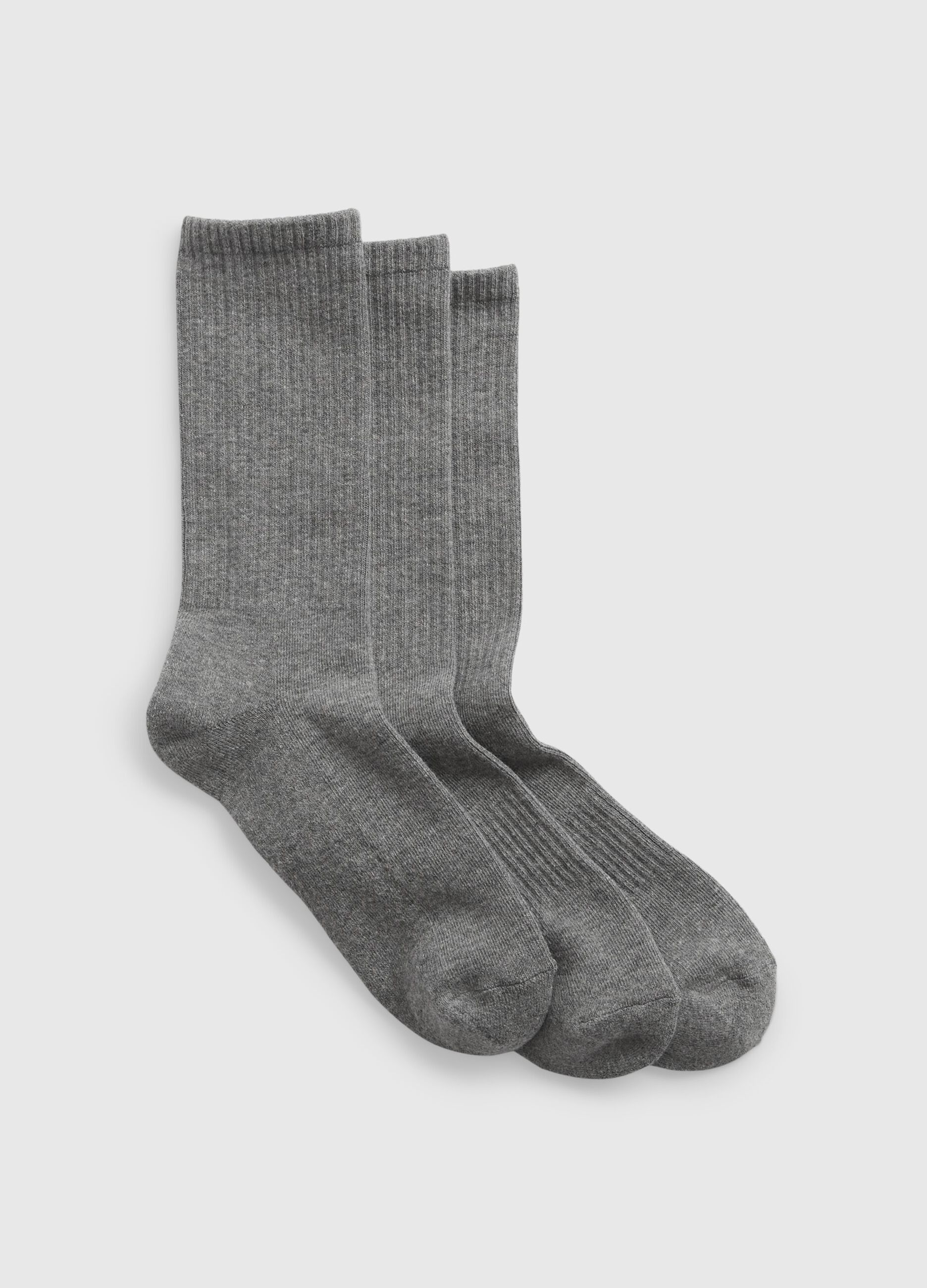 Three-pair pack short stretch socks