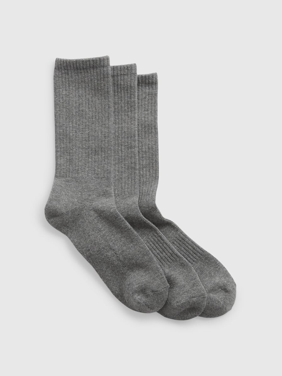 Three-pair pack short stretch socks Man_0