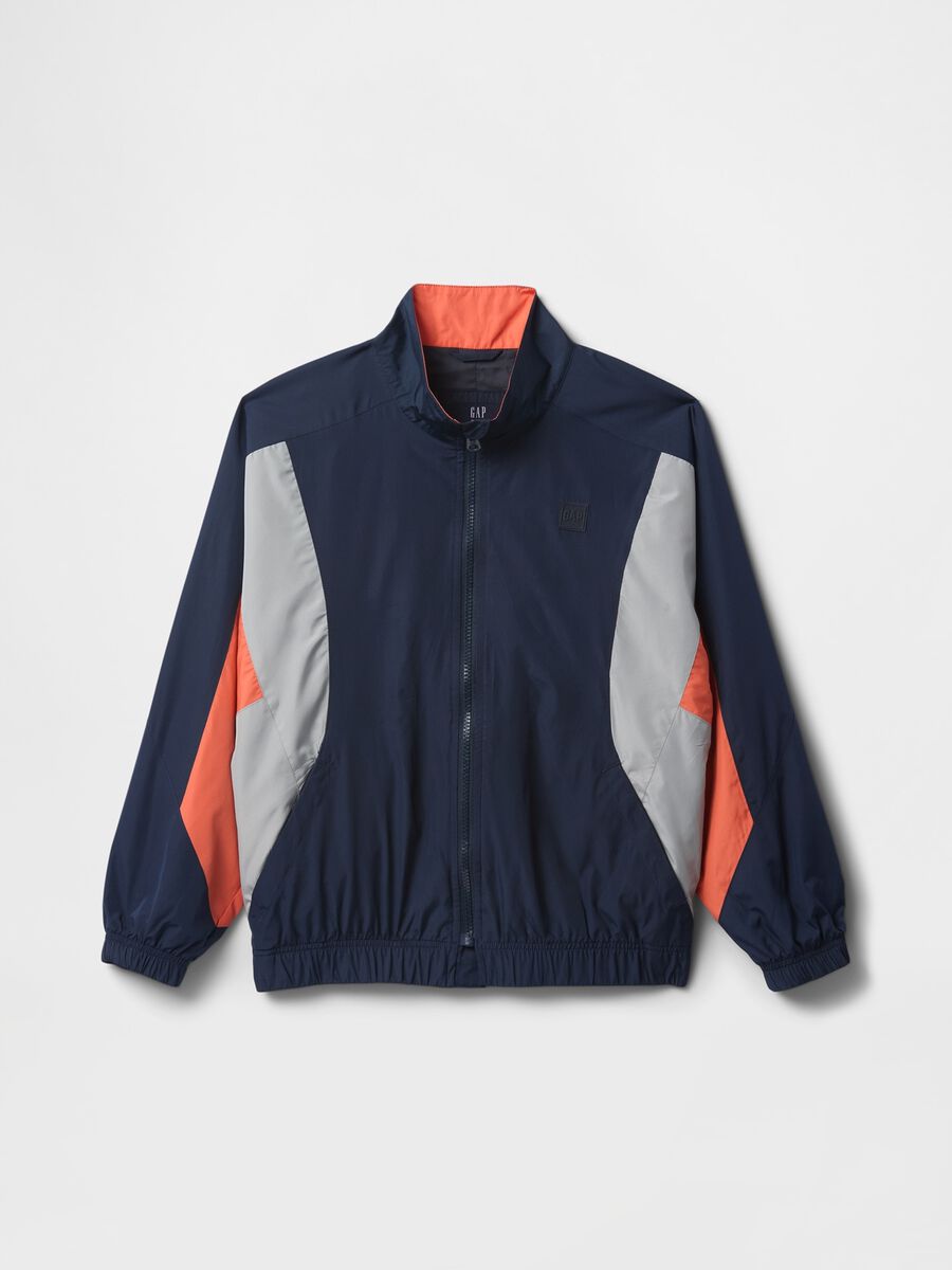 Light blue jacket with orange and grey accents Boy_0