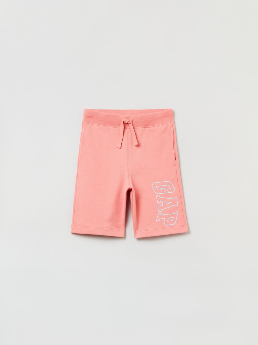 Bermuda in French Terry con logo Bambino_0