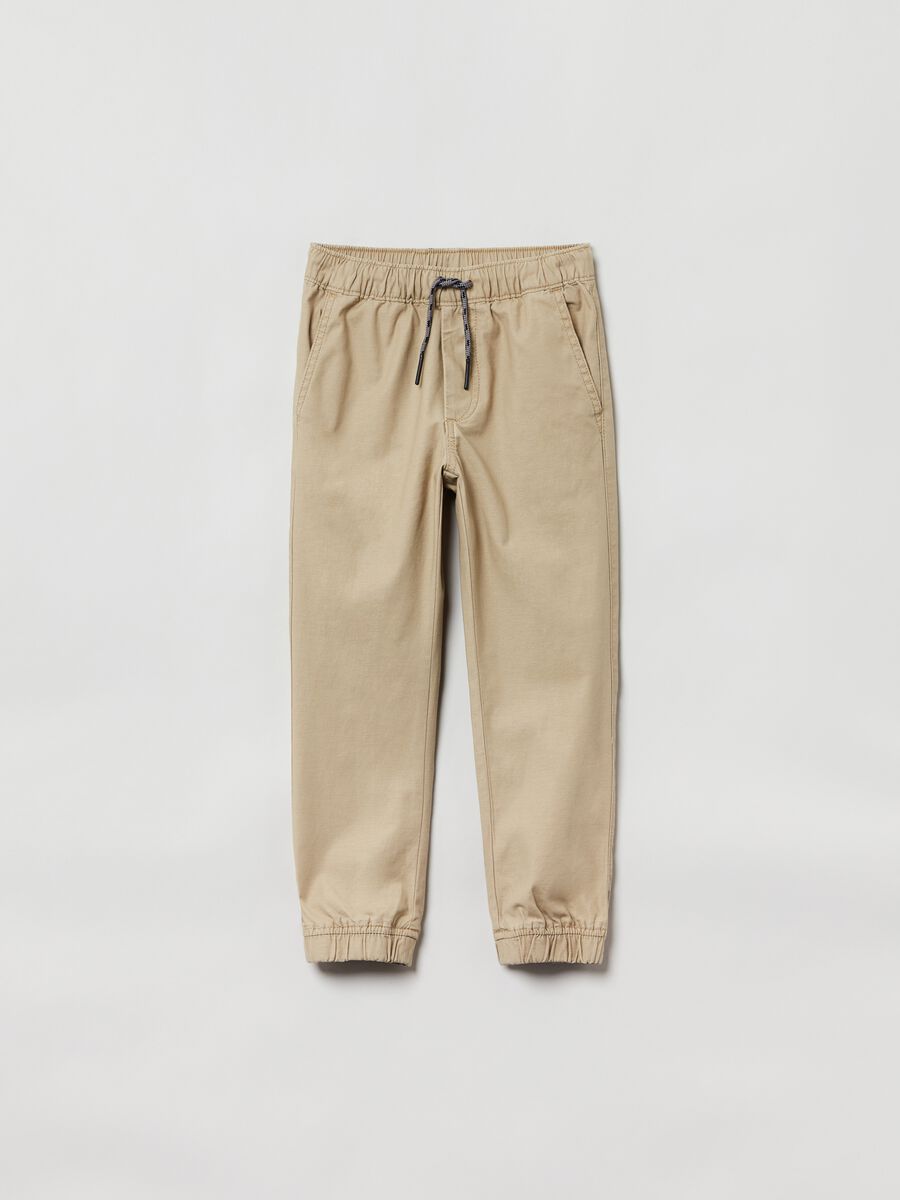 Pantalone jogger con coulisse Bambino_0