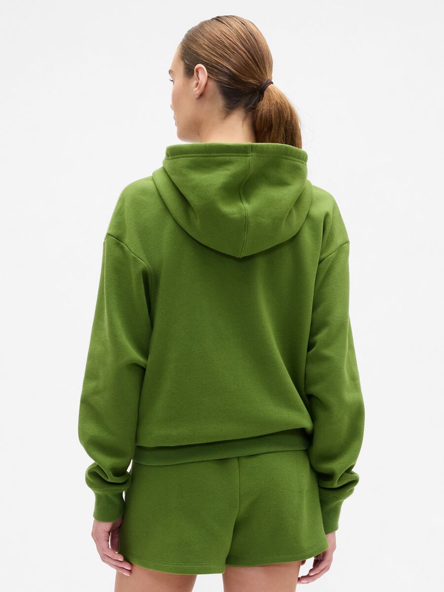 Hooded Sweatshirt with Logo Woman_2